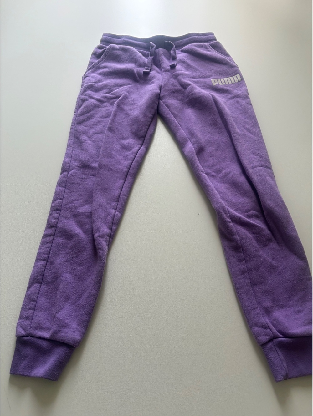 Puma girl Purple Jogger Sweatpants